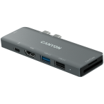 Хъб CANYON hub DS-5 7in1 Thunderbolt 3 Space Grey, CNS-TDS05B Хъб CANYON hub DS-5 7in1 Thunderbolt 3 Space Grey, CNS-TDS05B