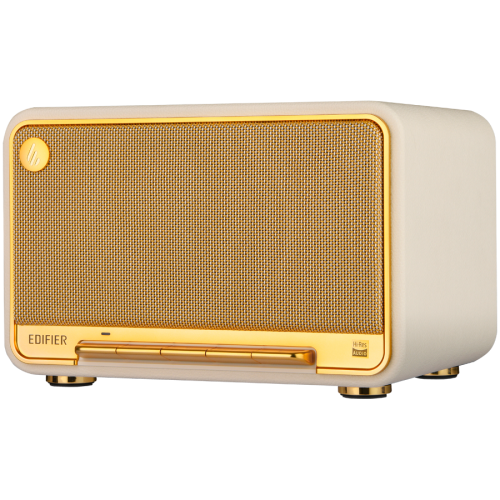 Тонколона Edifier D32 2.1 Speaker, BT V5.3, Wi-Fi, AUX, USB-C, 1x 4-inch Midrange Driver, 2x 1-inch Tweeters, 60W (RMS), White