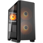 Кутия COUGAR AIRFACE FLO RGB PC Case, Mid Tower, Black, CGR-5YA6B-RGB