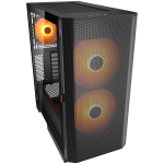 Кутия COUGAR AIRFACE FLO RGB PC Case, Mid Tower, Black, CGR-5YA6B-RGB
