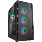 Кутия за компютър COUGAR AIRFACE PURE RGB PC Case, Mid Tower, Black
