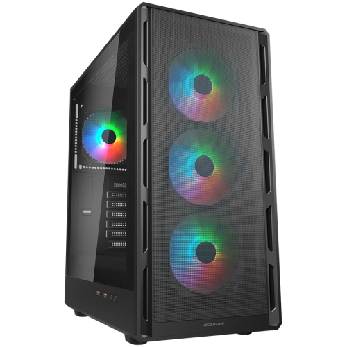 Кутия за компютър COUGAR AIRFACE PURE RGB PC Case, Mid Tower, Black Кутия за компютър COUGAR AIRFACE PURE RGB PC Case, Mid Tower, Black