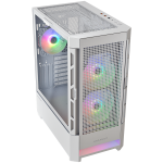 Кутия за компютър COUGAR AIRFACE RGB PC Case, Mid Tower, White CGR-5ZD1W-AIR-RGB