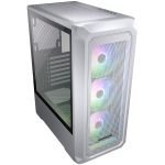 Кутия за компютър COUGAR Archon 2 Mesh RGB PC Case, Mid Tower, White, CGR-5CC5W-MESH-RGB