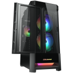 COUGAR | Duoface RGB Black | PC Case | Mid Tower / Airflow Front Panel / 2 x 140mm & 1x 120mm ARGB Fans incl. / TG Left Panel COUGAR | Duoface RGB Black | PC Case | Mid Tower / Airflow Front Panel / 2 x 140mm & 1x 120mm ARGB Fans incl. / TG Left Panel