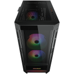 COUGAR | Duoface RGB Black | PC Case | Mid Tower / Airflow Front Panel / 2 x 140mm & 1x 120mm ARGB Fans incl. / TG Left Panel COUGAR | Duoface RGB Black | PC Case | Mid Tower / Airflow Front Panel / 2 x 140mm & 1x 120mm ARGB Fans incl. / TG Left Panel
