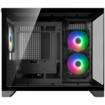 Кутия за компютър COUGAR FV150 Mini RGB PC Case, Mid tower, Black