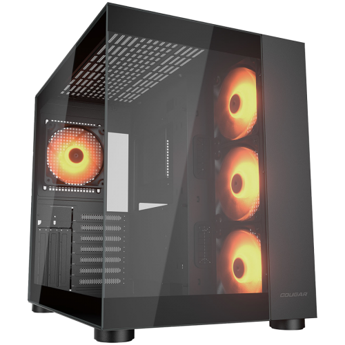 Кутия за компютър COUGAR FV150 RGB PC Case, Mid tower, Black Кутия за компютър COUGAR FV150 RGB PC Case, Mid tower, Black