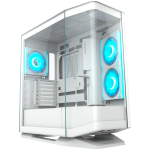 Кутия за компютър COUGAR FV270 RGB PC Case, Mid tower, White, CGR-58M6W-RGB