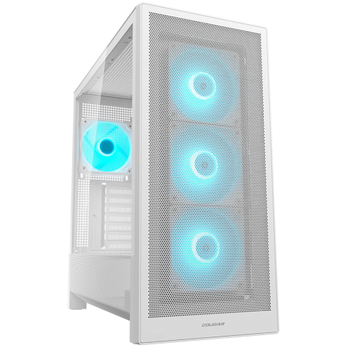 Кутия COUGAR MX230 RGB PC Case, Mid Tower, White, CGR-2PC8W-RGB