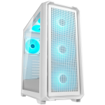 Кутия COUGAR MX600 Air PC Case, Mid Tower, White CGR-2SC9W-RGB