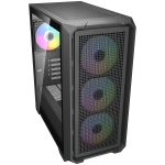 Кутия COUGAR MX600 Mini V2 RGB PC Case, Mini Tower, Black, CGR-2TC9B-RGB