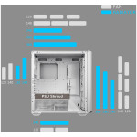 Кутия за компютър COUGAR MX600 PC Case, Mid Tower, White, CGR-57C9W-RGB Кутия за компютър COUGAR MX600 PC Case, Mid Tower, White, CGR-57C9W-RGB