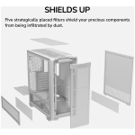 Кутия за компютър COUGAR MX600 PC Case, Mid Tower, White, CGR-57C9W-RGB Кутия за компютър COUGAR MX600 PC Case, Mid Tower, White, CGR-57C9W-RGB