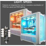 Кутия за компютър COUGAR MX600 PC Case, Mid Tower, White, CGR-57C9W-RGB Кутия за компютър COUGAR MX600 PC Case, Mid Tower, White, CGR-57C9W-RGB
