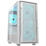 Кутия за компютър COUGAR UNIFACE MINI RGB, PC Case, Mini Tower, White, CGR-55C9W-RGB