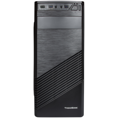 Кутия FC-F61A, ATX, 7 slots, 1 X 5.25", 2 X 3.5" H.D., 2 X 2.5", 2 x USB 3.0, 1 X Type C / 1 x AUDIO /, PSU 550W 12 sm, 20+4pin, Black
