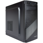 Кутия FC-F61A, ATX, 7 slots, 1 X 5.25", 2 X 3.5" H.D., 2 X 2.5", 2 x USB 3.0, 1 X Type C / 1 x AUDIO /, PSU 550W 12 sm, 20+4pin, Black