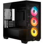 Corsair 2800X RS-R ARGB Panoramic Glass Micro-ATX Case, Black