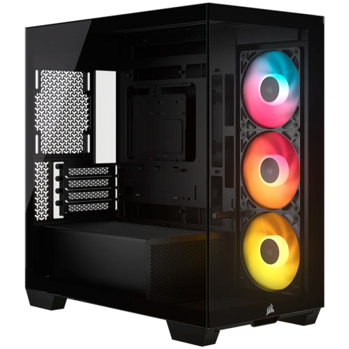 Corsair 2800X RS-R ARGB Panoramic Glass Micro-ATX Case, Black Corsair 2800X RS-R ARGB Panoramic Glass Micro-ATX Case, Black