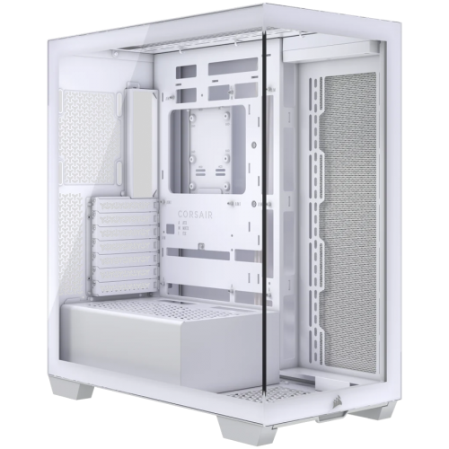 Кутия за компютър Corsair 3500X Tempered Glass Mid-Tower, Бяла CC-9011277-WW Кутия за компютър Corsair 3500X Tempered Glass Mid-Tower, Бяла CC-9011277-WW