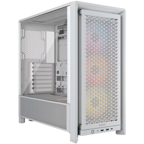 Кутия за компютър Corsair FRAME 4000D RS ARGB Mid-Tower, White CC-9011297-WW