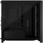 Corsair FRAME 4000D RS Wood Mid-Tower, Black/Walnut