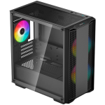 DeepCool CC360 ARGB, Mid Tower, Mini-ITX/Micro-ATX, 1xUSB3.0, 1xUSB2.0, 1xAudio, 3x120mm Pre-Installed ARGB Fans, Tempered Glass, Mesh Panel, Black, R-CC360-BKAPM3-G-1 DeepCool CC360 ARGB, Mid Tower, Mini-ITX/Micro-ATX, 1xUSB3.0, 1xUSB2.0, 1xAudio, 3x120mm Pre-Installed ARGB Fans, Tempered Glass, Mesh Panel, Black, R-CC360-BKAPM3-G-1