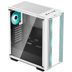 Кутия DeepCool CC560 WH V2, Mid Tower, 4x120mm Pre-Installed LED Fans, Tempered Glass, Mesh Panel, White Кутия DeepCool CC560 WH V2, Mid Tower, 4x120mm Pre-Installed LED Fans, Tempered Glass, Mesh Panel, White