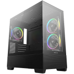 Кутия DeepCool CG380-3F, Mid Tower, Mini-ITX/Micro-ATX(Rear Connector), R-CG380-BKAGM3-G