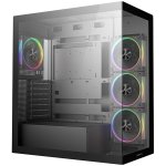 Кутия DeepCool CG580 4F V2, Mid Tower, Mini-ITX/Micro-ATX/ATX, Black, R-CG580-BKADA4-G-2