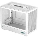 Кутия DeepCool CH160 WH, Mini Tower, Mini-ITX, 2xUSB3.0, 1xType-C Gen 2, 1xAudio, Mesh Panel, White, R-CH160-WHNGI0-G-1