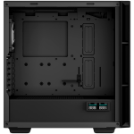 Кутия DeepCool CH560 Digital, Mid Tower, 3x140mm + 1x120mm Pre-Installed ARGB Fans, Tempered Glass, Mesh Panels, Black, R-CH560-BKAPE4D-G-1