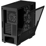 Кутия DeepCool CH560 Digital, Mid Tower, 3x140mm + 1x120mm Pre-Installed ARGB Fans, Tempered Glass, Mesh Panels, Black, R-CH560-BKAPE4D-G-1