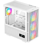 DeepCool CH560 Digital WH, Mid Tower, Mini-ITX/Micro-ATX/ATX/E-ATX, 1xUSB3.0, 1xType-C, 1xAudio, 3x140mm+1x120mm Pre-Installed ARGB Fans, Tempered Glass, Mesh Panels, Dual-Status Digital Display, GPU Support Arm, White, R-CH560-WHAPE4D-G-1 DeepCool CH560 Digital WH, Mid Tower, Mini-ITX/Micro-ATX/ATX/E-ATX, 1xUSB3.0, 1xType-C, 1xAudio, 3x140mm+1x120mm Pre-Installed ARGB Fans, Tempered Glass, Mesh Panels, Dual-Status Digital Display, GPU Support Arm, White, R-CH560-WHAPE4D-G-1
