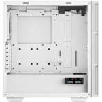 DeepCool CH560 Digital WH, Mid Tower, Mini-ITX/Micro-ATX/ATX/E-ATX, 1xUSB3.0, 1xType-C, 1xAudio, 3x140mm+1x120mm Pre-Installed ARGB Fans, Tempered Glass, Mesh Panels, Dual-Status Digital Display, GPU Support Arm, White, R-CH560-WHAPE4D-G-1 DeepCool CH560 Digital WH, Mid Tower, Mini-ITX/Micro-ATX/ATX/E-ATX, 1xUSB3.0, 1xType-C, 1xAudio, 3x140mm+1x120mm Pre-Installed ARGB Fans, Tempered Glass, Mesh Panels, Dual-Status Digital Display, GPU Support Arm, White, R-CH560-WHAPE4D-G-1