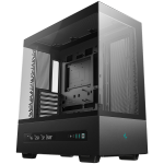Кутия DeepCool CH690 DIGITAL, Mid Tower, Mini-ITX/Micro-ATX/ATX, 2xUSB3.0, 1xType-C, 1xAudio, Digital Display, R-CH690-BKNNA0D-G-1