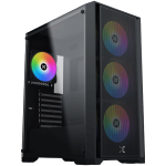 Кутия за компютър XIGMATEK Gaming X II, EN42850, BK, EATX, U3x1 & U2x2, Front Mesh Grill & Left TG, 4PCS Z20A & ARGB Control PCB