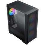Кутия за компютър XIGMATEK Gaming X II, EN42850, BK, EATX, U3x1 & U2x2, Front Mesh Grill & Left TG, 4PCS Z20A & ARGB Control PCB