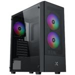 Кутия за компютър XIGMATEK Hero II Air 3F Black EN41655, ATX/M-ATX/MINI ITX, USB3.0 X1, USB2.0 X2, HD AUDIO, Front Meshed Grill & Left TG, 3PCS Z20F Fixed LED Fan