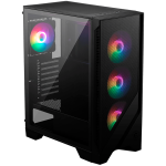 Кутия за компютър MSI MAG FORGE 120A AIRFLOW, Mid-Tower, ATX/M-ATX/ITX, 2x USB 3.2 Gen 1 Type-A, 1x Audio/1x Mic, LED On/Off Button, ARGB Hub, 6x 120mm ARGB Fans, Mesh Panel