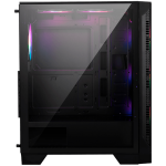 Кутия за компютър MSI MAG FORGE 120A AIRFLOW, Mid-Tower, ATX/M-ATX/ITX, 2x USB 3.2 Gen 1 Type-A, 1x Audio/1x Mic, LED On/Off Button, ARGB Hub, 6x 120mm ARGB Fans, Mesh Panel