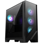 Кутия за компютър MSI MAG FORGE 321R AIRFLOW, Mid-Tower, ATX/M-ATX/ITX, Tempered Glass, Black