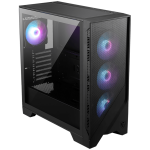 Кутия за компютър MSI MAG FORGE 321R AIRFLOW, Mid-Tower, ATX/M-ATX/ITX, Tempered Glass, Black Кутия за компютър MSI MAG FORGE 321R AIRFLOW, Mid-Tower, ATX/M-ATX/ITX, Tempered Glass, Black