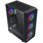 Кутия Xigmatek DUO X (BK, EATX, U3x1 & U2x2,Front Mesh Grill & Left TG, 4PCS Z20F Fan) Кутия Xigmatek DUO X (BK, EATX, U3x1 & U2x2,Front Mesh Grill & Left TG, 4PCS Z20F Fan)