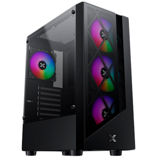 Кутия за компютър Xigmatek Duke EN49158, ATX/M-ATX/Mini ITX, USB3.0x1 & 2.0x2, Meshed & TG Frontpanel, Left TG, Front 4PCS X24F Fan Кутия за компютър Xigmatek Duke EN49158, ATX/M-ATX/Mini ITX, USB3.0x1 & 2.0x2, Meshed & TG Frontpanel, Left TG, Front 4PCS X24F Fan