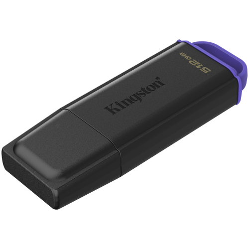 KINGSTON 512GB Portable USB 3.2 Gen 1 DataTraveler Exodia Black/Purple KINGSTON 512GB Portable USB 3.2 Gen 1 DataTraveler Exodia Black/Purple