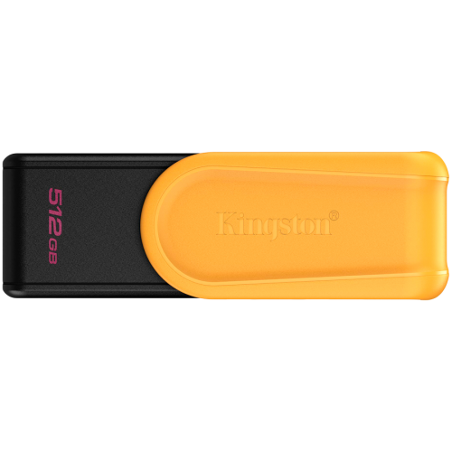 Kingston 512GB Portable USB 3.2 Gen 1 DataTraveler Exodia S (Black/Yellow)