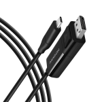 Кабел Active USB-C -> DisplayPort cable - adapter AXAGON RVC-DPC for connecting a DisplayPort monitor/TV/projector to a notebook or mobile phone using USB type C connector