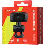 Уеб камерка CANYON webcam C3 HD 720p Black Уеб камерка CANYON webcam C3 HD 720p Black